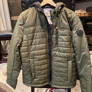 Men Insuleted Jacket Hooded Size :M